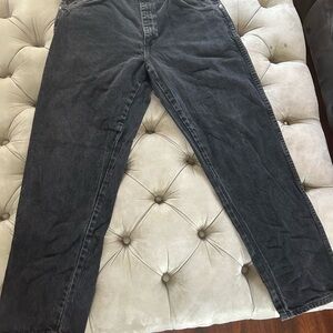 Wrangler Men's Dark Gray Relaxed Jeans